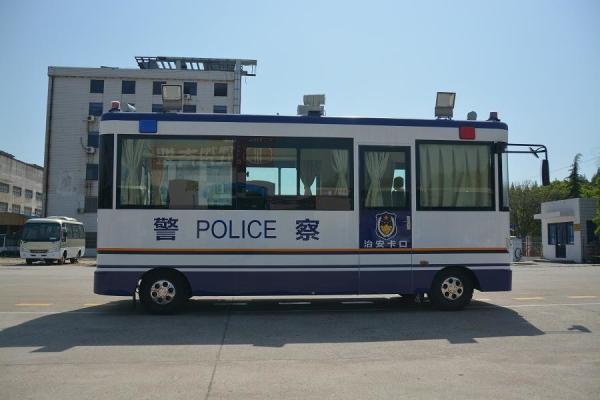 Public Police Office Special Purpose Vehicles , Mobile Patrolling Police Command Vehicles