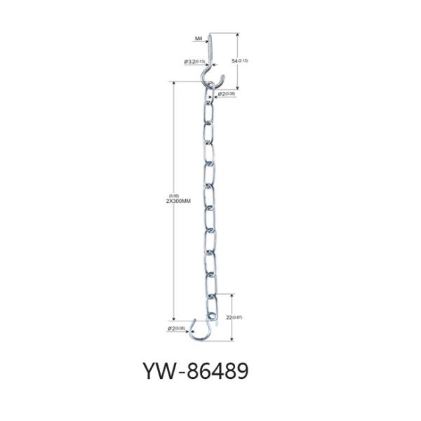 Os parafusos dobro dão laços no prendedor YW86485 de Kit With 10*32mm do cabo da suspensão da luz de teto