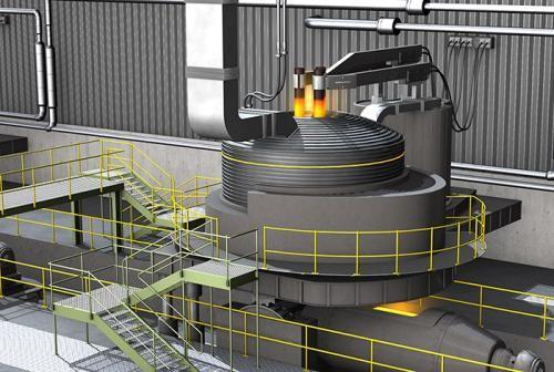 Commercial Electric Arc Furnace Flexible Smelting Temperature With Water Cooled Roof