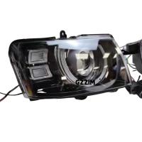 Luzes de plástico de Nissan Modificado faro LED para patrulla Y61 2005-2007
