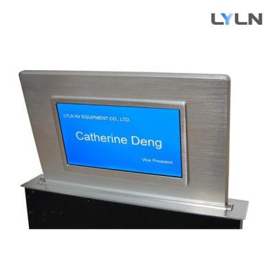 Monitor retrátil de baixo nível de ruído ultra magro com a placa de identificação de 10,1 Digitas da polegada