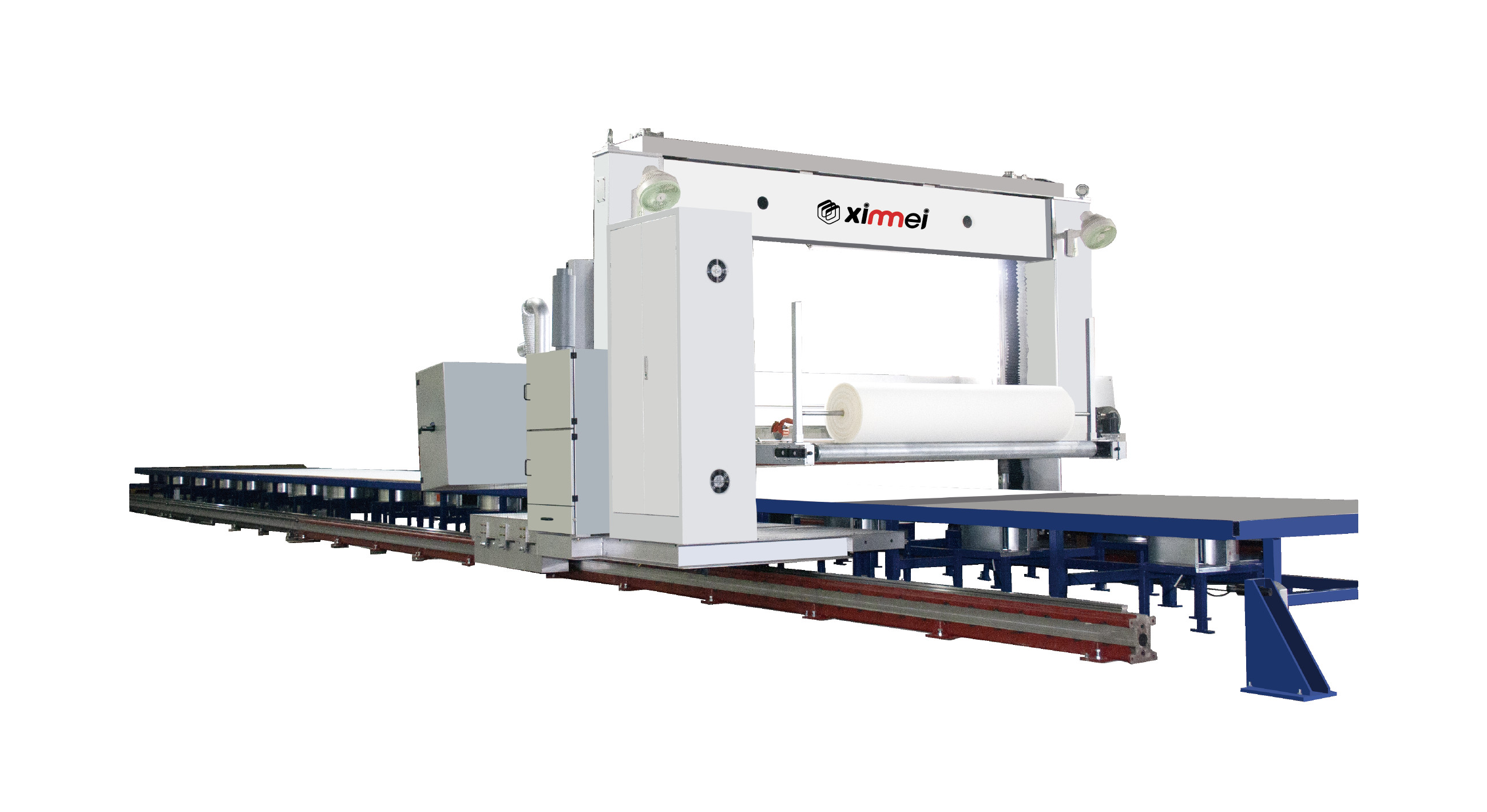 EVA PU Пенообразовательная CNC режущая машина Точность +/-0,05 мм Точность Длинный лист Резание бесконечной длины