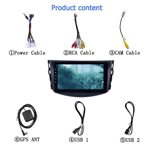 IPS Screen Toyota Android Car Stereo 9 Inch 2 Din Android 9.1 Car Radio