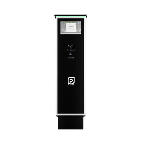 Quiosco de pago de estacionamiento con pantalla LCD personalizada de 10.1, dispensador automático de boletos y carcasa de acero – Sistema de gestión de estacionamiento integrado