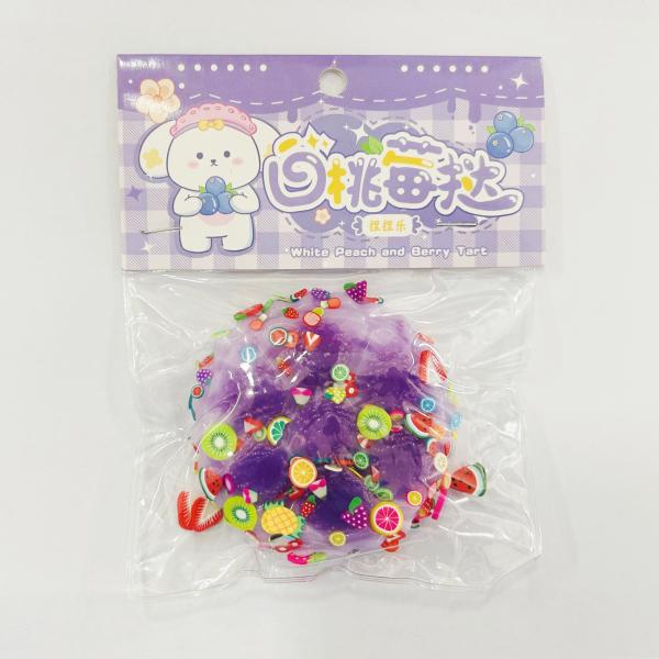 Diseño de comida de frutas divertidas Niños apretando juguetes para el jardín de infantes Adultos descompresión