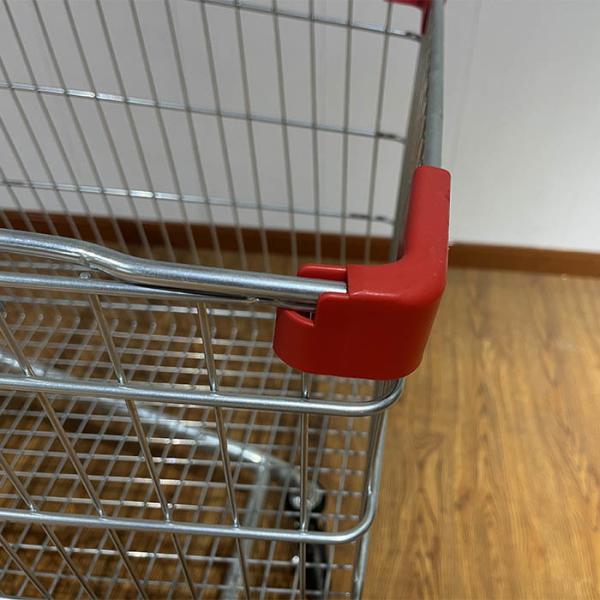 180L General store Galvanized European Market Supermarket Shopping Trolley