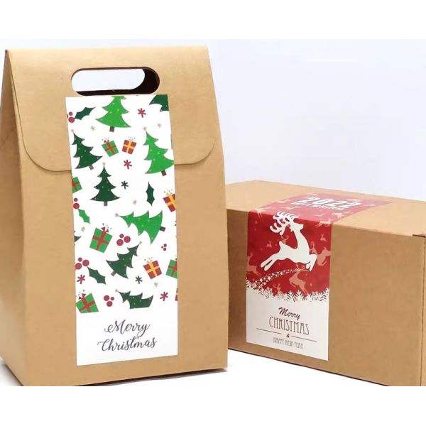 Personalised 2022 Christmas Box Sealing Sticker Removable Printable Labels