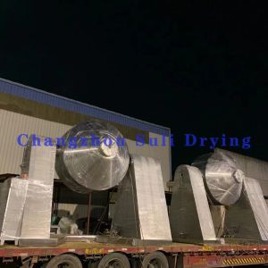 Energy-saving double cone rotary vacuum dryer with wide application range