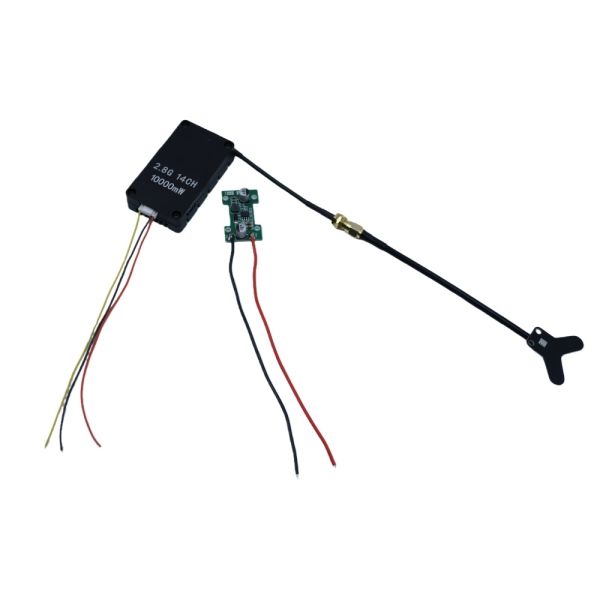 Compact Analog Video Transmitter 2.8GHz 13 Channels For Mobile Security Patrols