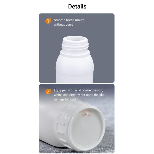 Химические жидкие органические пестициды HDPE пластиковая бутылка для упаковки и экрановой печати