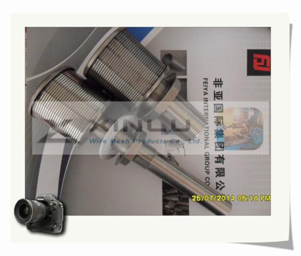 316L Long Neck Johnson Wire Filter Nozzles For Water Treatment