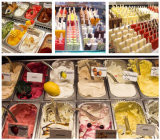 8pans Ice Cream showcase Gelato/popsicle Display Freezer