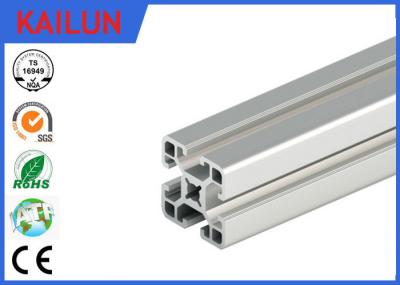 Silver Anodized Square T Slot Aluminum Linear Rail For Coach Framing System 40 Mm Width