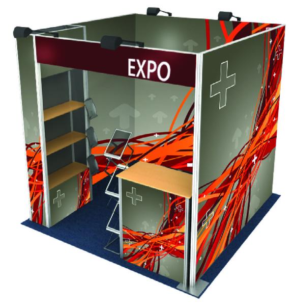 Custom Design Modular 10x20 Portable aluminum truss Exhibition Trade Show Booth