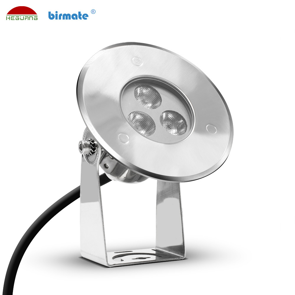 Красочные света спа низшего напряжения 5W, лампы цвета ip68 12v RGB водоустойчивые светлые