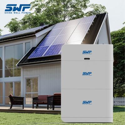 204V 50Ah bateria doméstica empilhável taxa de descarga 0,5C-1C para armazenamento de energia