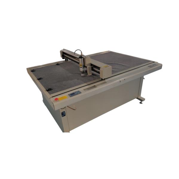 Flatbed Cutting Machine with 1500x900mm Cutting Area Pneumatic Fixation Technology and All Aluminum Countertops for Garment Pattern Making