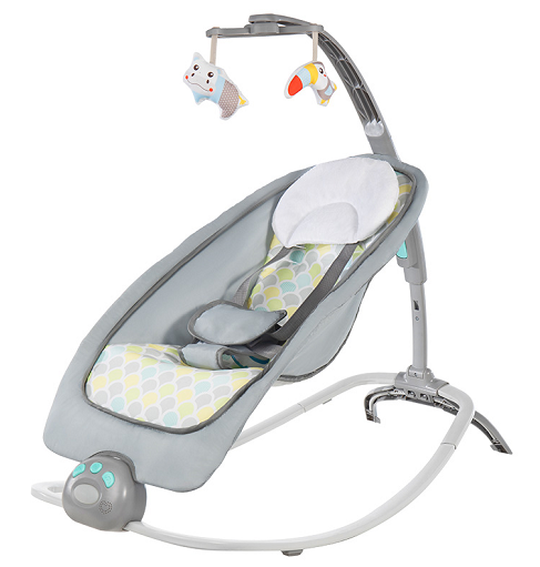 European Style Manual Rocking Chair With Musical Sound And Light Vibration Box
