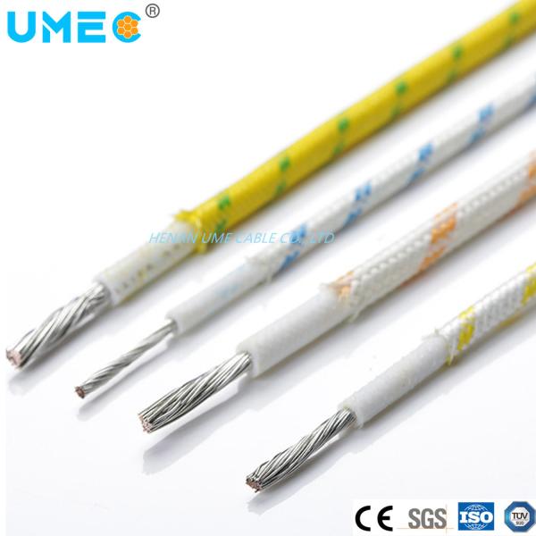 Painel de controlo elétrico Flex Tined Copper Silicone Sheath Fiberglass Braided Cable Wire