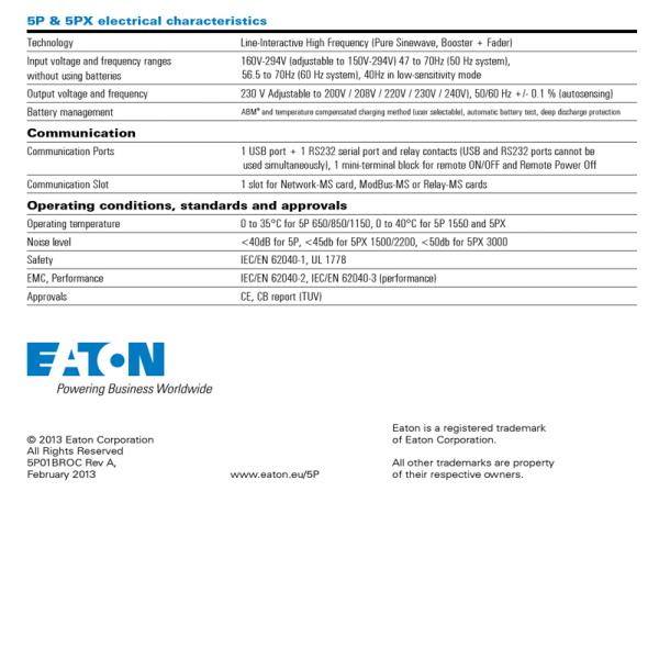 EATON UPS Бренд 9PX UPS 100 кВА однофазные онлайн-упсы для фармацевтического производства