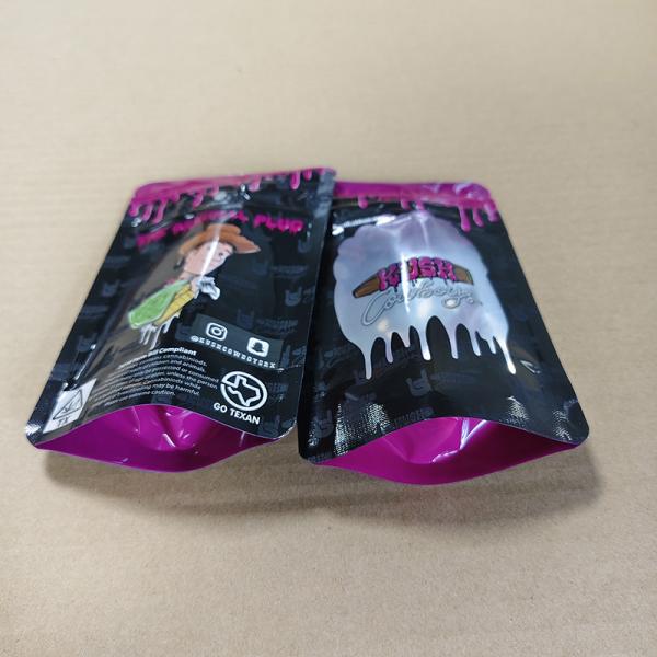 High-Definition Printing Customizable Graphics Child Resistant Bags With Visible Window For Pharmaceuticals Packaging.