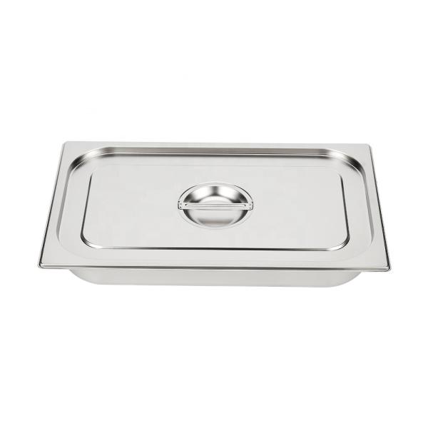 Toda a bandeja de aço inoxidável do alimento do anti-bloqueio do tamanho, bandejas de aço inoxidável da tabela de vapor com tampas