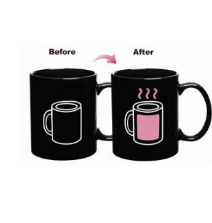 Heat Sensitive Mug And Cup Color Changing Coffee Mug Stains Resistant Easy Cleaning