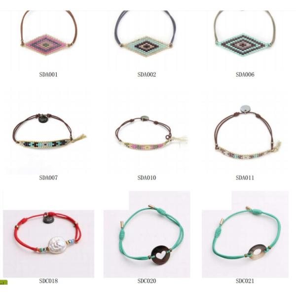 watches ladies women matching mint rope and MOP sales promotion bracelet, charm fine gold emoji jewelry accessory elasti