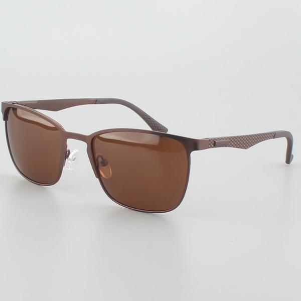 Trendy Square 139mm Metal Polarized Sunglasses For Driving