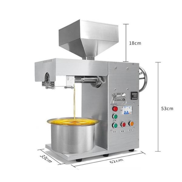 Intelligent Temperature Controlled Cold Pressing Oil Press Machine for Edible Oil Making