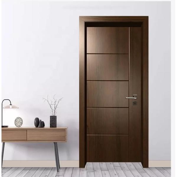 Room Design Modern Interior Wooden Door , CE MDF Wooden Door