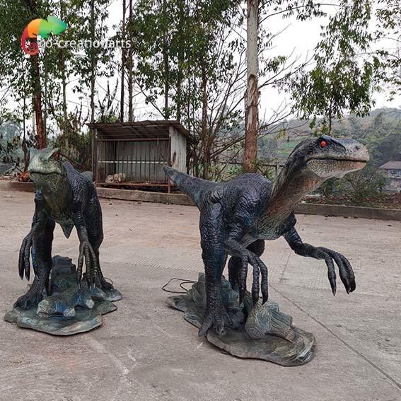 3 mètres ont adapté les dinosaures aux besoins du client Animatronic grandeur nature robotiques pour le parc d'attractions