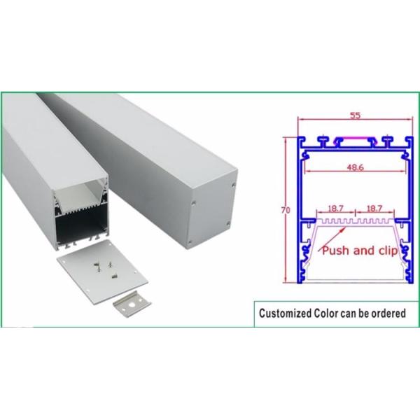 Хеацинк профилей СИД штранг-прессования ОЭМ 30в алюминиевый охлаждая для прокладки/светильников приведенных