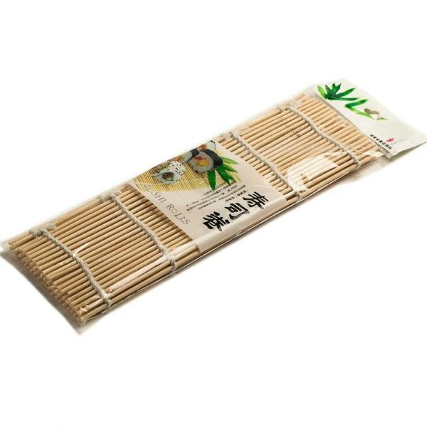 Os japoneses denominam o sushi 27cm de bambu Mat White Natural Color de 24cm