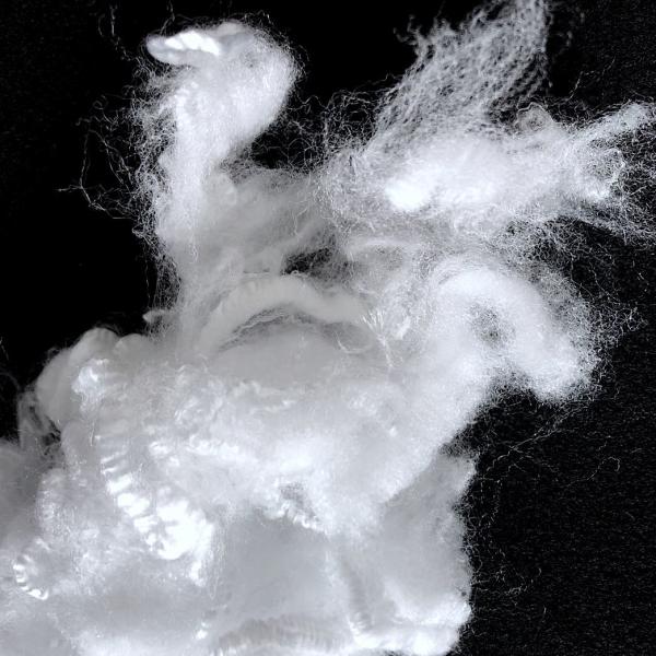 Сырцовое белое полиэфирное волокно Бикомпонент, низкое волокно ЭС точки плавлени