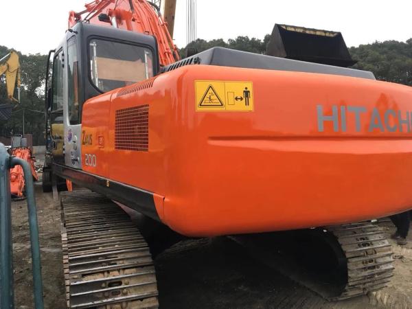 máquina escavadora usada origem ZX200-6 de 20T Japão Hitachi com boa condição de trabalho