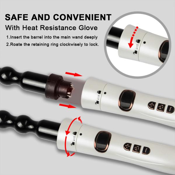 горячий инструмент волос 140-430F, 5 в 1 заменимом Curler волос с дисплеем СИД