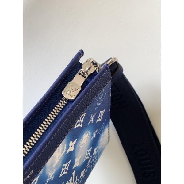 Застежка-молния небольшого бумажника Gaston Louis Vuitton LV Pochette двойная пригодная для носки