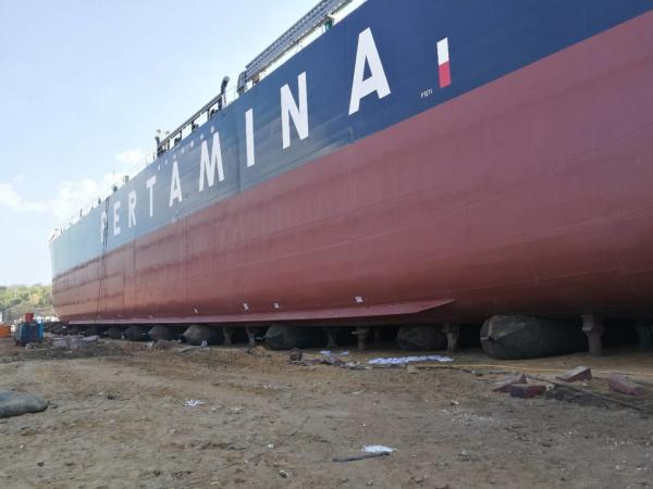 Navio de levantamento do lançamento de doca seca de Marine Rubber Ship Launching Airbags