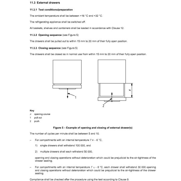 PLC Electrical Appliance Tester Refrigerator Plc Two Open Sides Door Performance And Drawer Endurance Tester IEC 62552