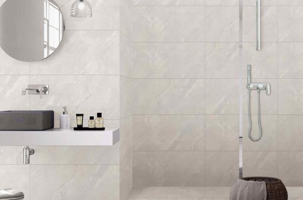Polished Glazed Outdoor Porcelain Tile Antibacterial Heat Insulation 40x80cm Size