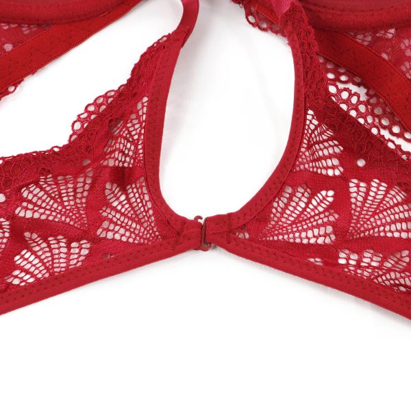 E Cup New Arrival Plus Size 40-50E Women Lace Bra Beautiful Back Comfortable Bra Women Plus Size