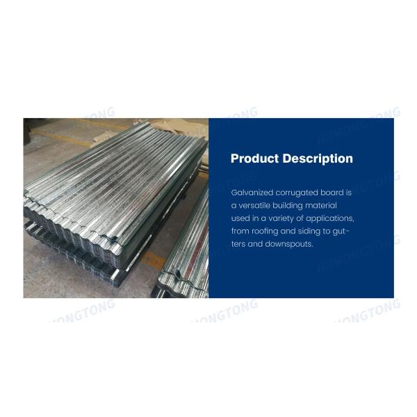 Industry Galvanized Corrugated Iron Sheets Roofing 0.2MM 0.3MM 0.44MM Galvanized Roofing Sheet Hardness Mid Hard