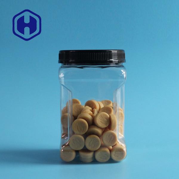 опарник сжатия свободного квадрата 850ml Bpa пластиковый с упаковкой корма для д