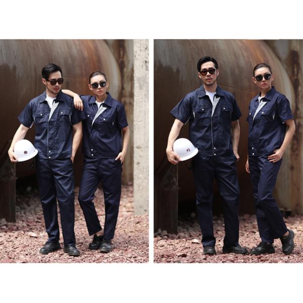 На заказ унисексная хлопковая рабочая одежда для мужчин и женщин двухдельная промышленная форма