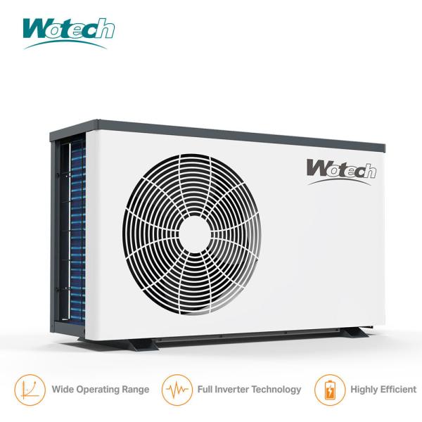 16Kw Heat Pump R32 Portable Pool Heat Pump For Metal Housing And Low Noise Level 41-52 DB