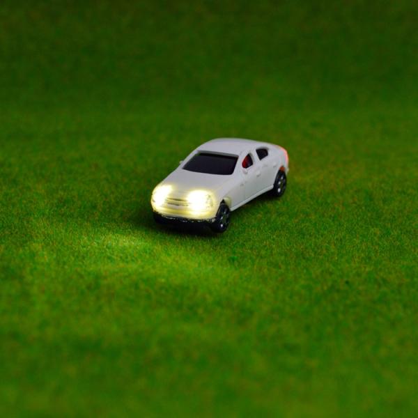 1:100 light High Quility metal  Painted Model light Cars for Architectural scale models