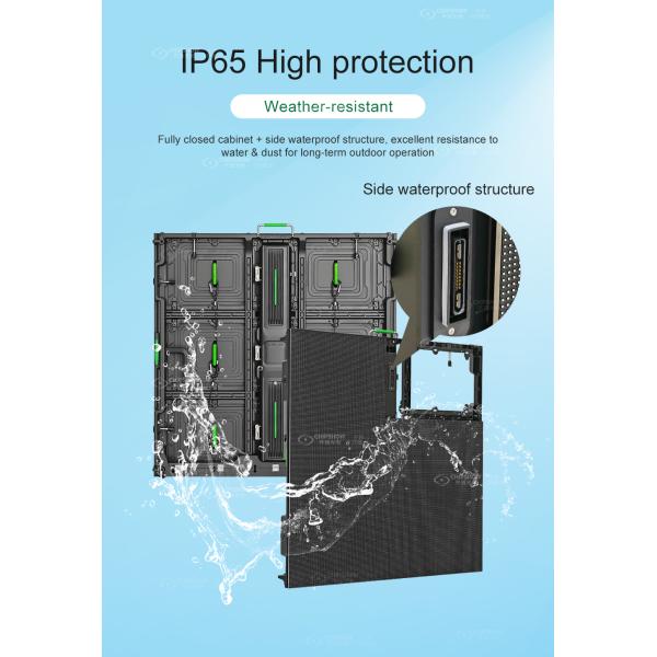 Video Wall Display Outdoor P5 5mm Led Billboard P5 Waterproof Advertising Panel Full Color 960mm*960mm Fixed LED Screen