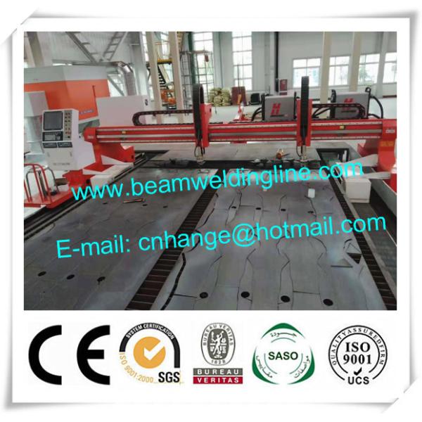 CNC Plasma Cutting Machine With Dust Collect System , Hypertherm Plasma Cutting Machine