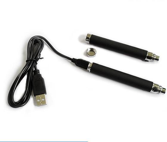 eGo USB passthrough battery for electronic cigarette 650mah 900mah 1300mah